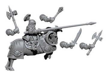 Breton Dwarfs - Mounted Commander Krasnoludy