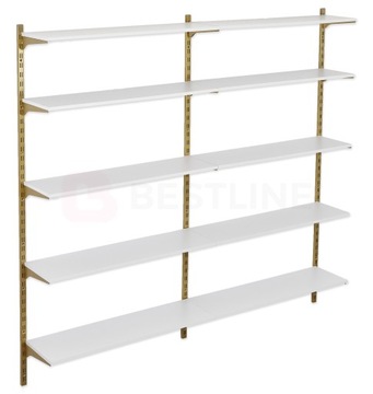 GARDEROBA DWUMODUŁOWA Best-line 200x200 ZŁOTA