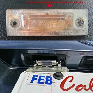 DO OSVĚTLENÍ TABULKY SPZ VW TRANSPORTER CARAVELLA MULTIVAN TOURAN JETTA