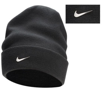 Nike czapka zimowa męska damska szara ciepła na zimę