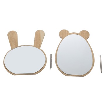 2 зеркала для девочек, принадлежности для макияжа в спальне