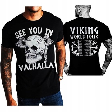 Koszulka męska T-shirt SEE YOU IN VALHALLA 5XL
