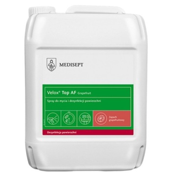 VELOX TOP AF DEZYNFEKCJA POWIERZCHNI GRAPEFRUIT 5L