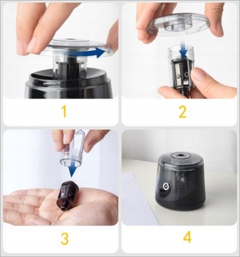 Электрическая точилка XIAOMI USB/аккумулятор, 2 лезвия