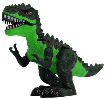DUŻY DINOZAUR T-REX TYRANOZAUR CHODZI RYCZY