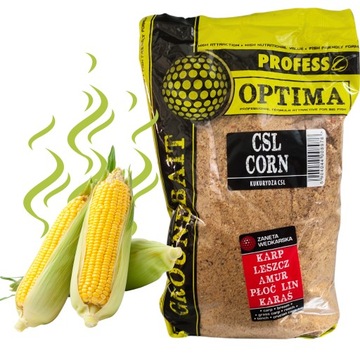 Zanęta Wędkarska Dla Ryb PROFESS Optima 1kg FERMENTOWANA KUKURYDZA CSL