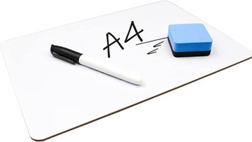 Mała tablica suchościeralna w formacie A4