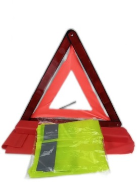 КОМПЛЕКТ ЖИЛЕТА CAR WARNING TRIANGLE APPROVAL