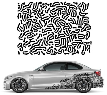 Samolepka auto Maskáčový 94x131