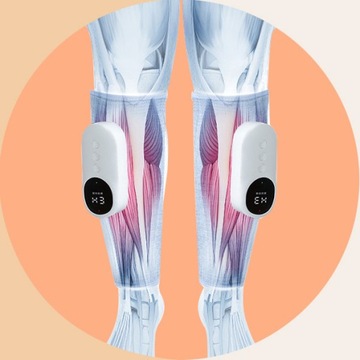 Массажер для ног и икр с компрессией и кровообращением