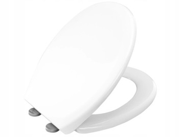 ЖЕСТКИЙ СИДЕНЬЕ ДЛЯ УНИТАЗА МЕДЛЕННО ЗАКРЫВАЮЩИЙСЯ ДЮРОПЛАСТ D1