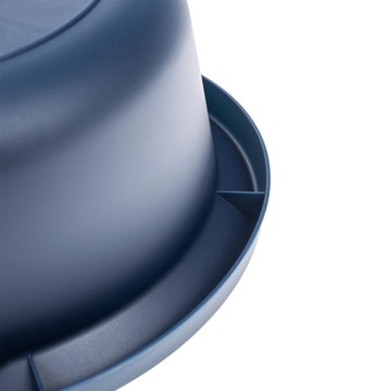 ПЛАСТИКОВАЯ ЧАША 14 Л, КРУГЛАЯ, ТЕМНО-СИНЯЯ