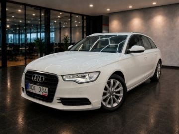 Audi A6 C7 Avant 2.0 TDI 177KM 2014 Audi A6 Avant bi xenon ledy dwa komplety kol alu zima lato duze rodzinne e