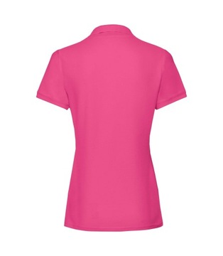 Damska Koszulka Polo Lady-Fit Premium Fuchsia XS