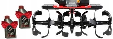 Бензиновый мотокультиватор FAWORYT Loncin 196 см3 85 см + НАБОР АКСЕССУАРОВ