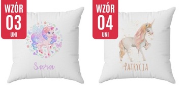 Piękna poduszka z Jednorożcami, unicorn - Dla dziecka personalizowana wybór