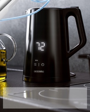 Czajnik ze stali nierdzewnej i toster kolor miedź