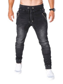 Joggery Jeansy Spodnie Jeansowe Męskie