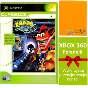 kultowa gra na XBOX CLASSIC CRASH BANDICOOT THE WRATH OF THE CORTEX UNIKAT