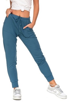 ЖЕНСКИЕ СПОРТИВНЫЕ БРЮКИ, ДЖОГГЕРЫ, ЭЛАСТИЧНЫЕ ТРИКОТАЖНЫЕ КАРМАНЫ, Размер MORAJ