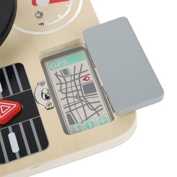 деревянный руль для детской машинки Монтессори