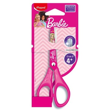 Nożyczki szkolne MAPED Barbie 13cm ze stali nierdzewnej