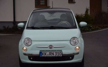 Fiat 500 II Seria 3 0.9 TwinAir 85KM 2014 Fiat 500 0.9B 2014r Klima Panorama 2 KPL KOL Sprowadzony Oplacony, zdjęcie 1