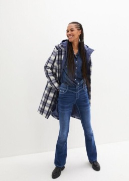 УТЕПЛЕННЫЕ ДЖИНСЫ-СТРЕЙЧ С МЯГКОЙ ПОДКЛАДКОЙ BOOTCUT 46