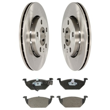 ПЕРЕДНИЕ ДИСКИ, КОЛОДКИ, SKODA FABIA I II VW POLO 239MM