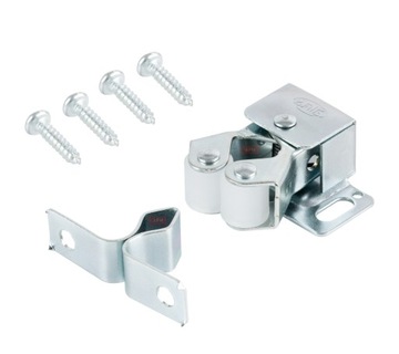 4x РОЛИКОВАЯ ЗАЩЕЛКА МЕБЕЛЬНЫЙ ДВЕРНОЙ ЗАМОК ОЦИНКОВАННЫЙ