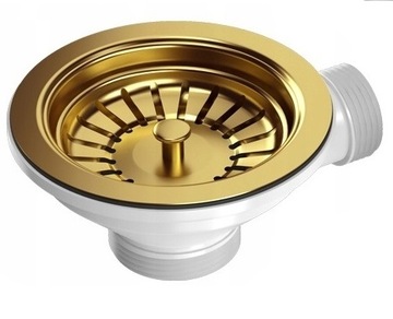 РУЧНОЙ ЗОЛОТОЙ СИФОН ДЛЯ КУХОННОЙ МОЙКИ ДЛЯ ГРАНИТНОЙ МОЙКИ