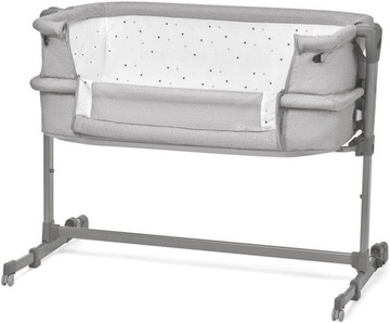 KINDERKRAFT NESTE UP GREY LIGHT MELANGE приставная кровать