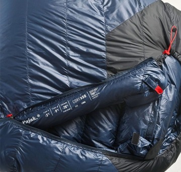 Пуховой спальный мешок Pajak CORE 550 SHORT