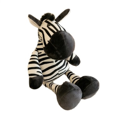 MASKOTKA PLUSZAK PRZYTULANKA ZABAWKA SŁODKA ZEBRA SAFARI ZWIERZAK 27 cm
