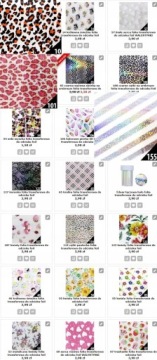 slay br ТРАНСФЕРНАЯ ФОЛЬГА для печати на фольге 1,5 м