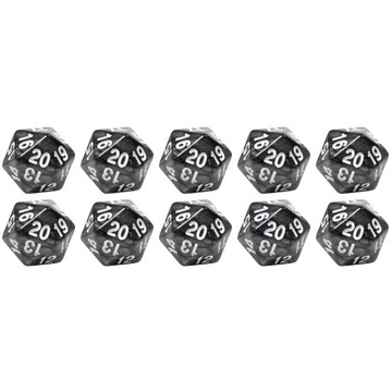 ZESTAW 10 KOSTEK K20 RPG ALDUINA KOŚĆ DWUDZIESTOŚCIENNA