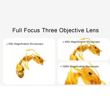 Microscope Explorer Set для детей 1200x HD BF увеличение