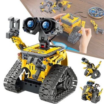 ZDALNIE STEROWANY ROBOT TECHNIK DLA DZIECI, ZABAWKOWY MECH DINOZAUR, 3 W 1