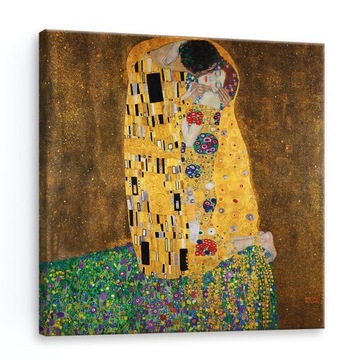 Reprodukcja Gustav Klimt Pocałunek 40x40 obraz