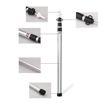 РЕГУЛИРУЕМЫЕ СТОЙКИ ДЛЯ ТЕНТА ИЗ АЛЮМИНИЕВОГО СПЛАВА 230 СМ, 2 ШТ.