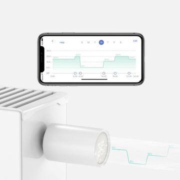 Термостатическая головка Meross MTS150HHK WiFi зп