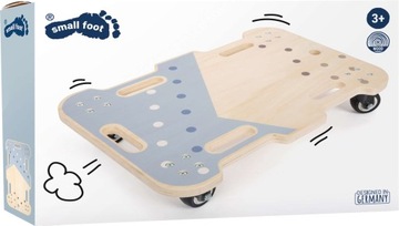 ДЕРЕВЯННАЯ ДОСКА ШИРОКИЙ СКЕЙБОРД 4 КОЛЕСА