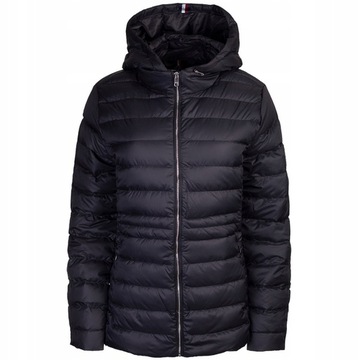 TOMMY HILFIGER KURTKA DAMSKA FEMININE LW DOWN JACKET CZARNA r.XXL