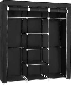 Szafa Songmics 150 x 175 x 45 cm czarny