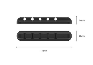 ORGANIZER DO KABLI PRZEWODÓW NA BIURKO UCHWYT 3M