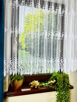 Ревность Gipiura Белая занавес для кухни для размера 40 высот