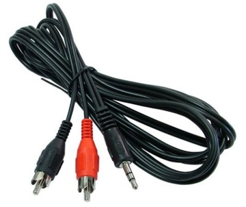 КАБЕЛЬ MINI JACK 3,5 мм — 2x RCA CHINCH длиной 2,5 м AUX