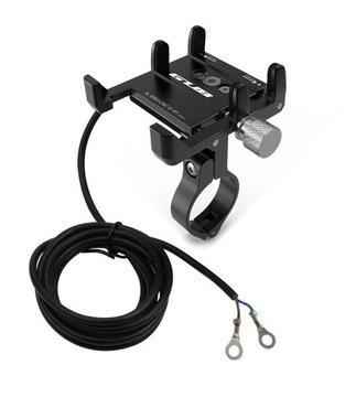 GUB 91 G-91 UCHWYT ROWEROWY MOTOCYKLOWY NA TELEFON MONTAŻ NA KIEROWNICE USB