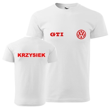 МУЖСКАЯ ФУТБОЛКА VOLKSWAGEN VW GOLF YOUR NICK S