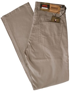 SPODNIE MĘSKIE BAWEŁNIANE BEŻOWE CIENKIE 37 96-100